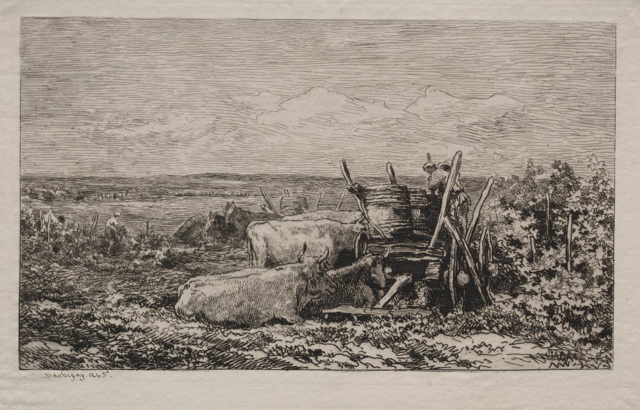 Üzüm Hasadı by Charles Francois Daubigny
