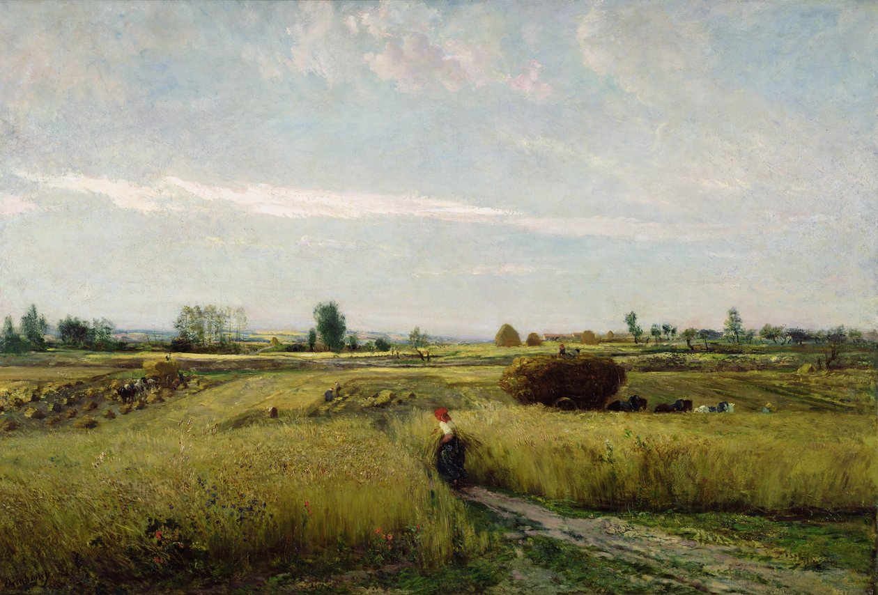The Harvest, 1851  by Charles Francois Daubigny
