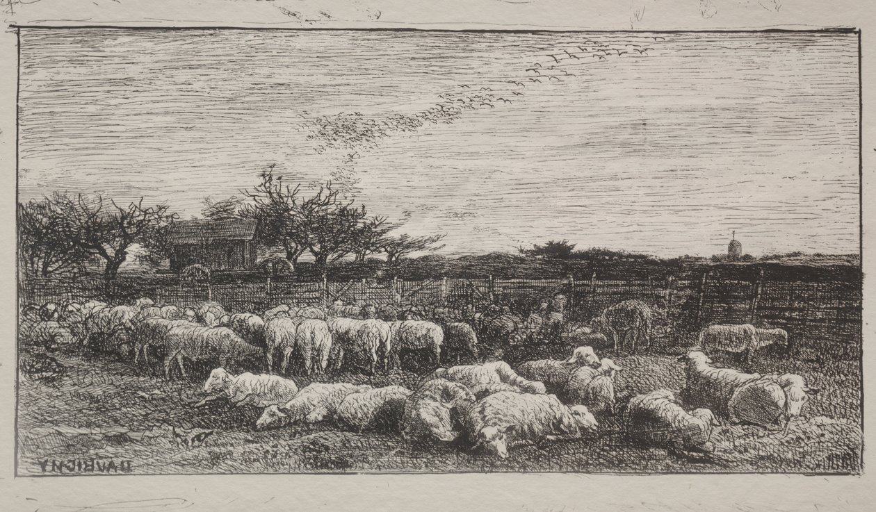 Büyük Koyun Ağı by Charles Francois Daubigny