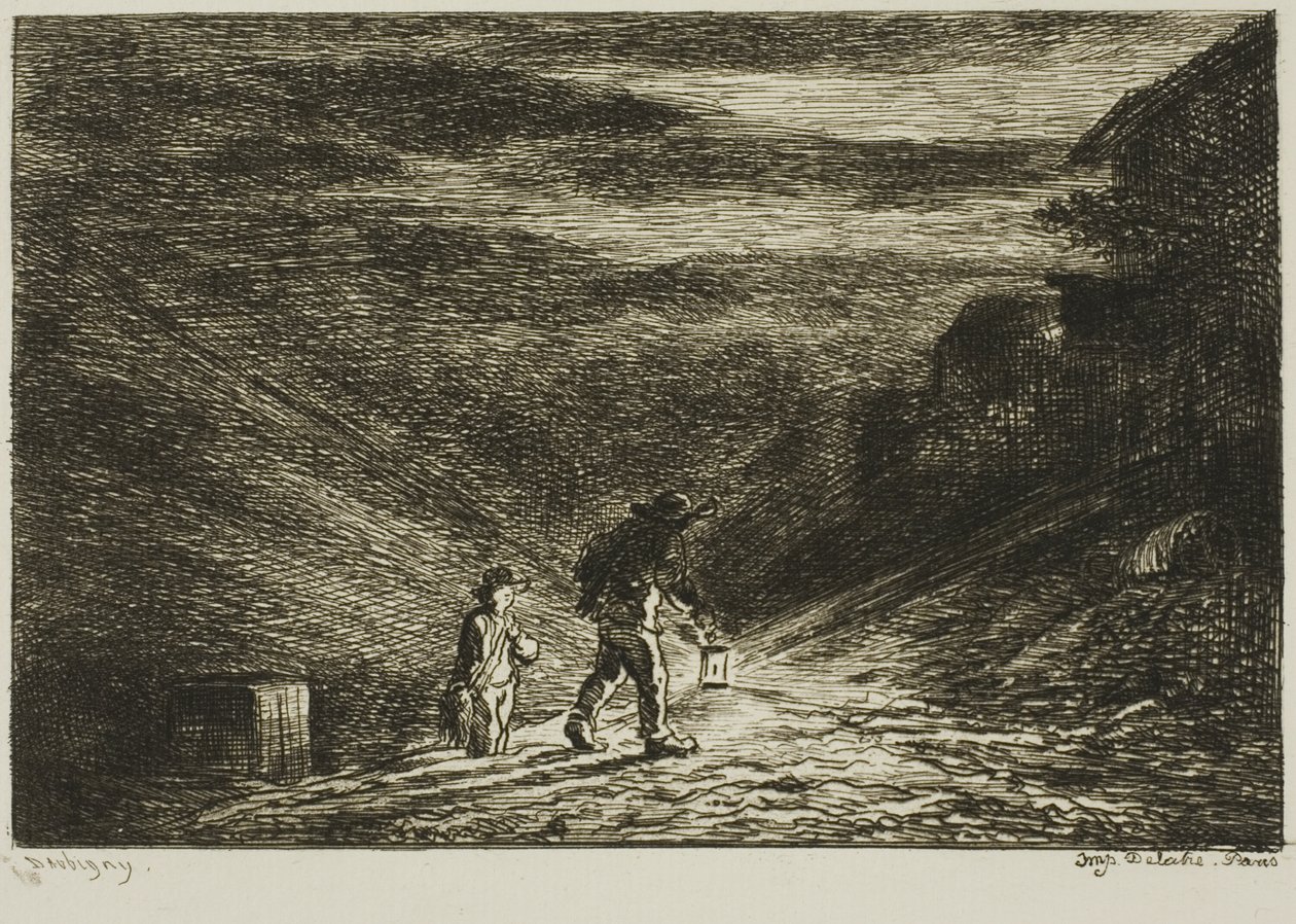 Han Arayışı by Charles Francois Daubigny