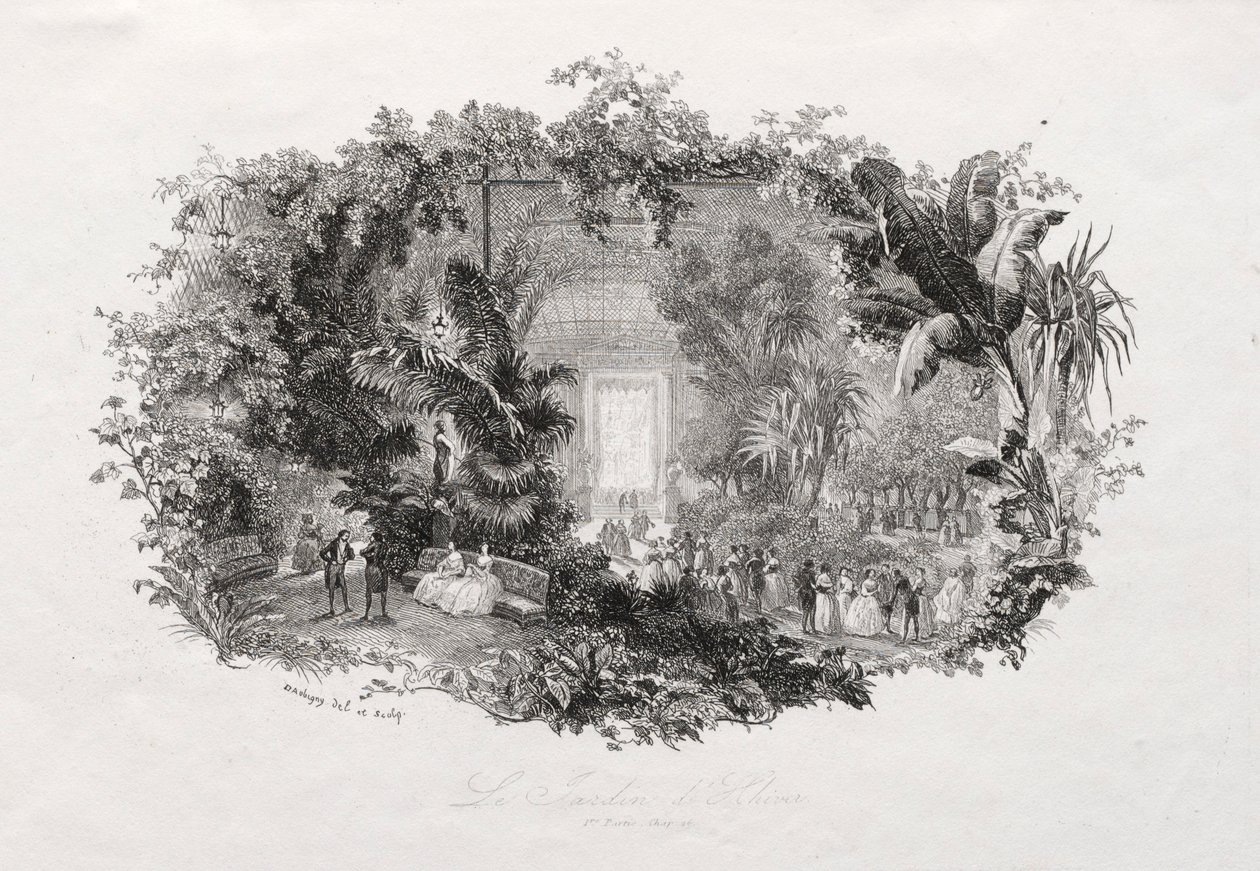 Kış Bahçesi, 1842-1843. by Charles Francois Daubigny