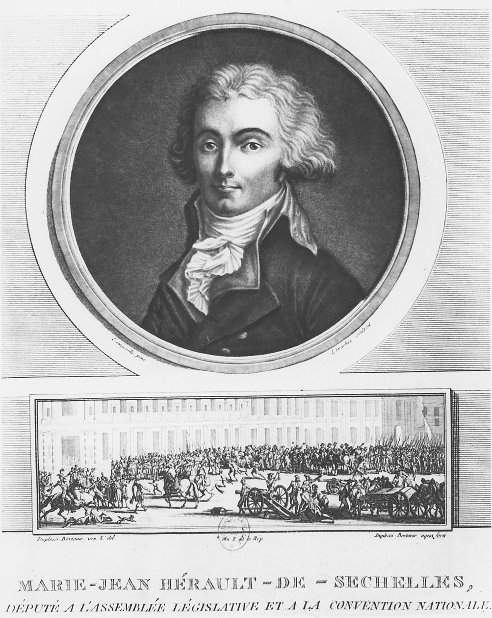 Marie-Jean Hérault de Sechelles by Charles Francois Gabriel Levachez