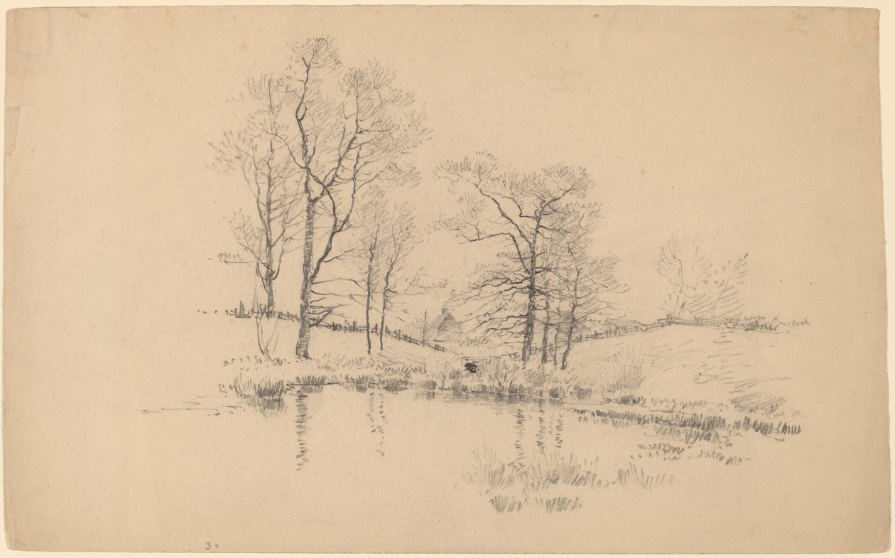 Çayır Göleti, New York. by Charles Frederick William Mielatz