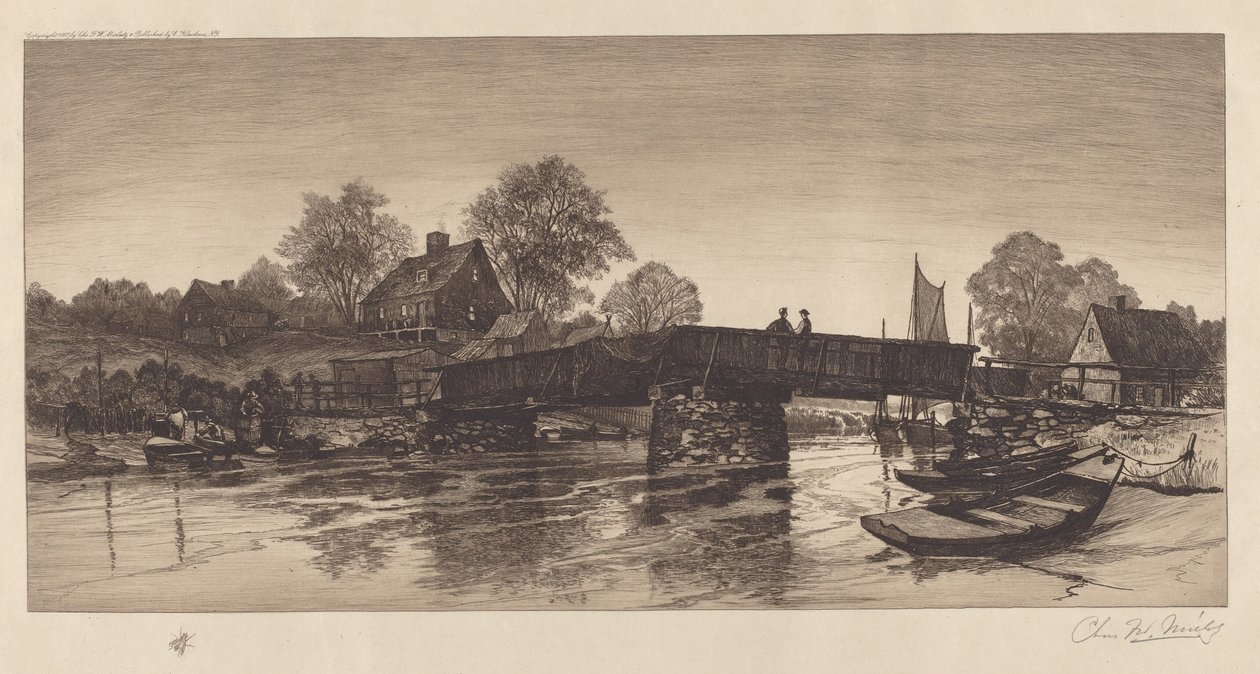 İsimsiz Eski Köprü, 1888. by Charles Frederick William Mielatz