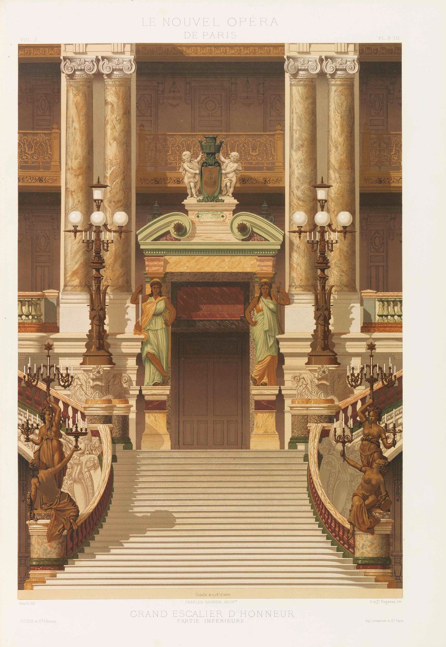 Yeni Paris Operası, 1880. by Charles Garnier