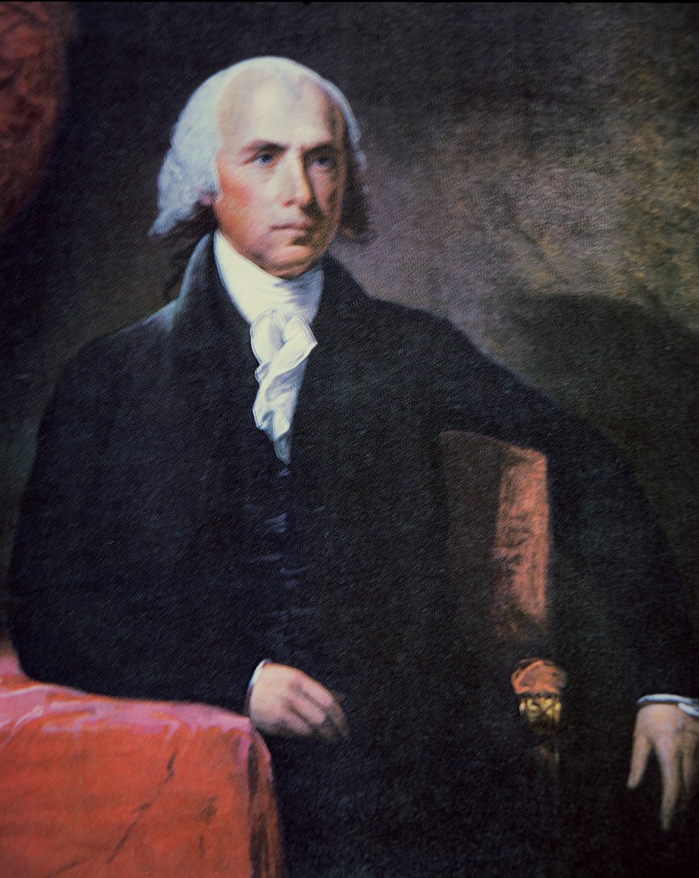 James Madison (1751-1836) (renkli taş) by Charles Gilbert Stuart