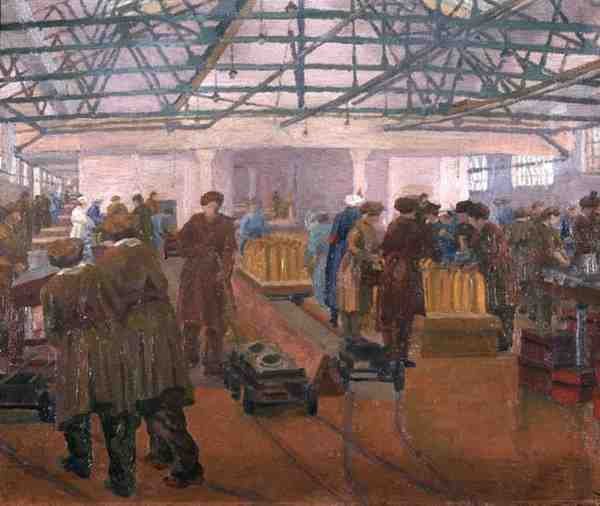 Mühimmat Fabrikası (tuval üzerine yağlıboya) by Charles Ginner