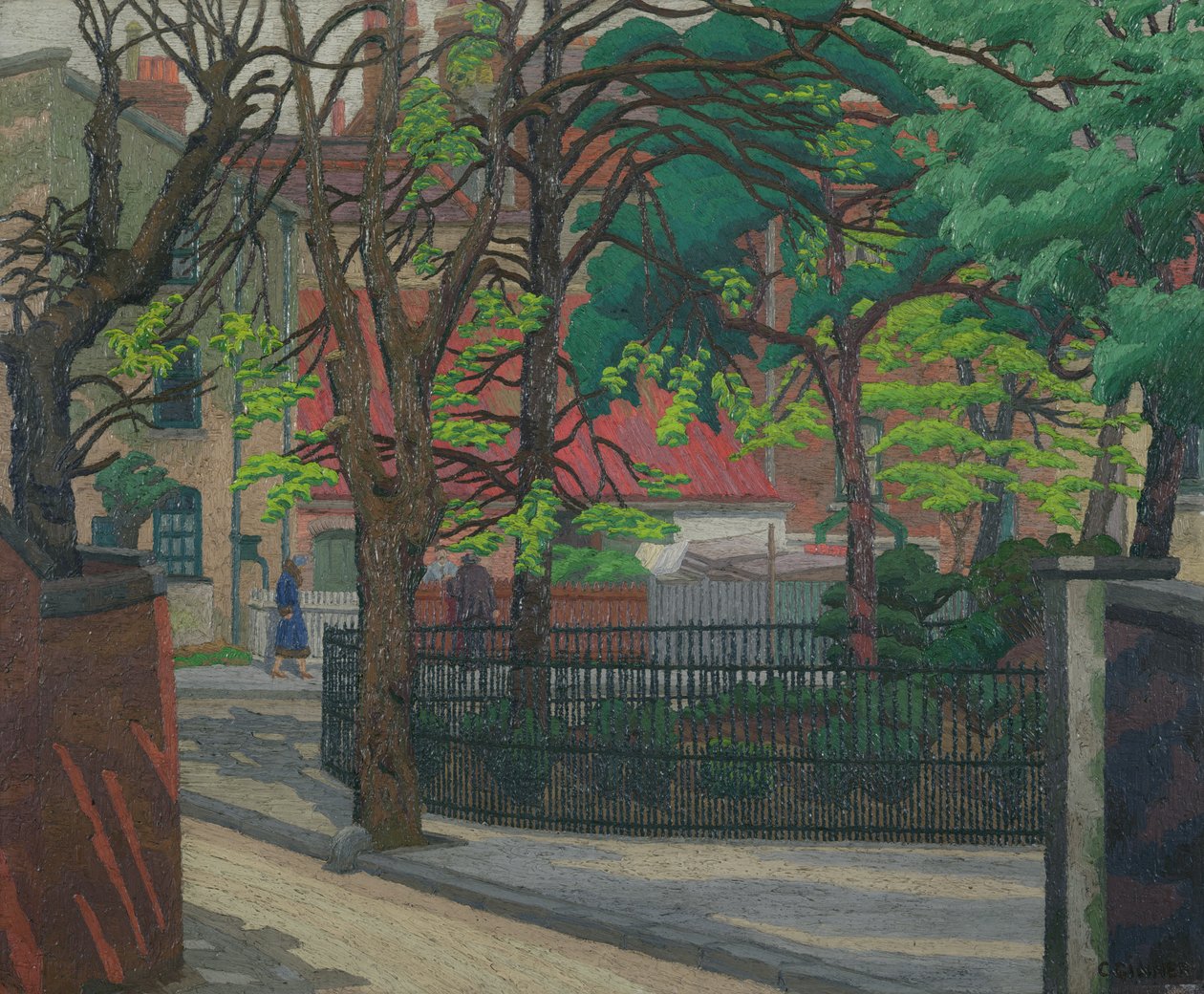 Gölet Meydanı, Highgate by Charles Ginner