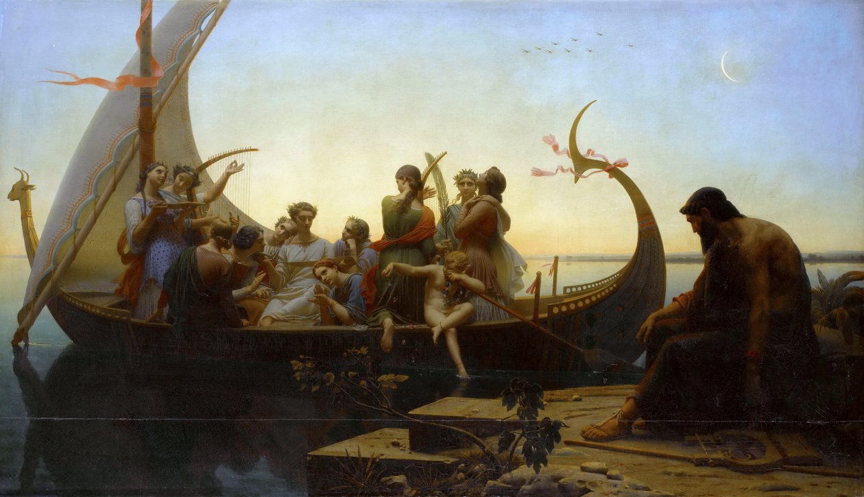 Kayıp İllüzyonlar Akşam by Charles Gleyre