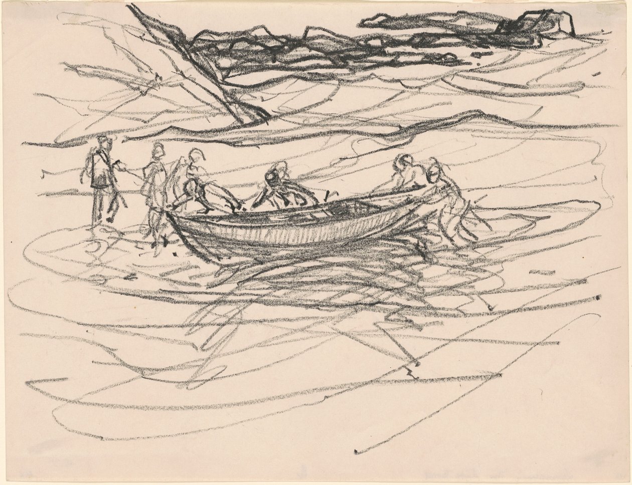 Cankurtaran Teknesini Başlatmak by Charles H. Woodbury