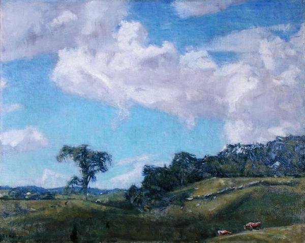 Temizleniyor (tuval üzerine yağlı boya) by Charles Harold Davis