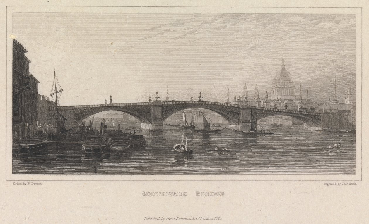 Southwark Köprüsü by Charles Heath