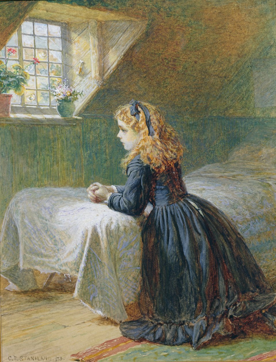 Sabah Duaları, 1873 by Charles J. Staniland