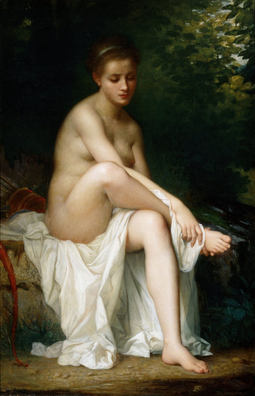 Su Perisi İşmene, 1878 by Charles Landelle