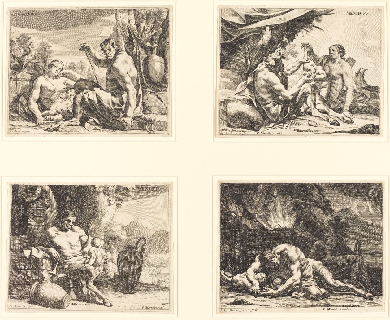 Günün Dört Saati by Charles Le Brun