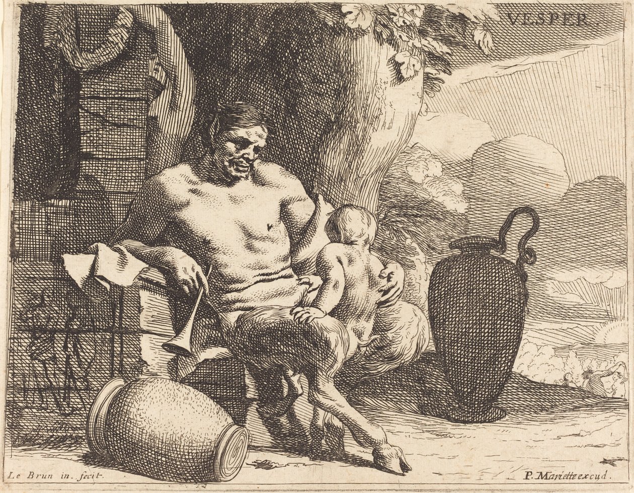 Vesper (Akşam) by Charles Le Brun