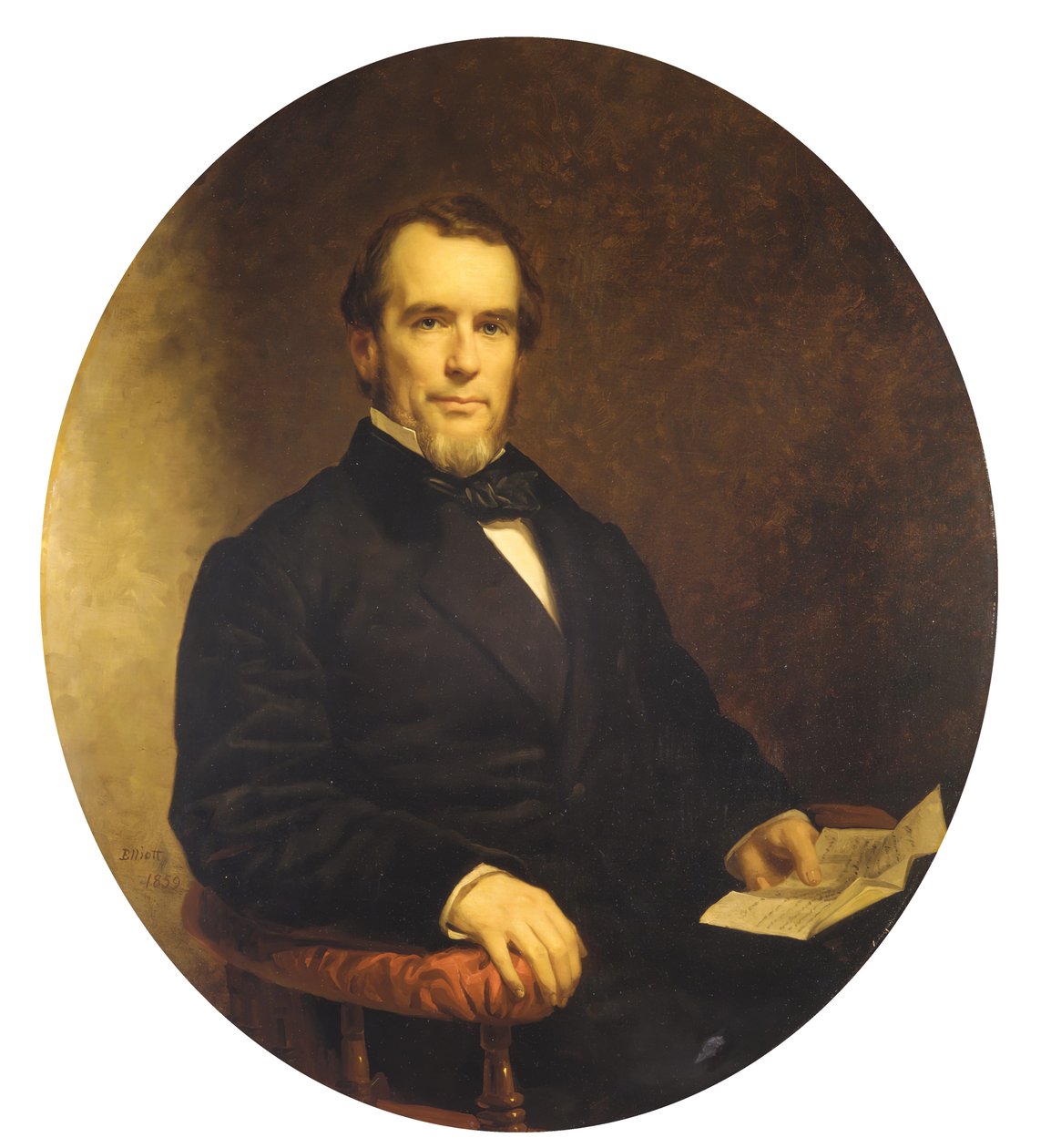 Andrew Varick Stout, 1859. by Charles Loring Elliott