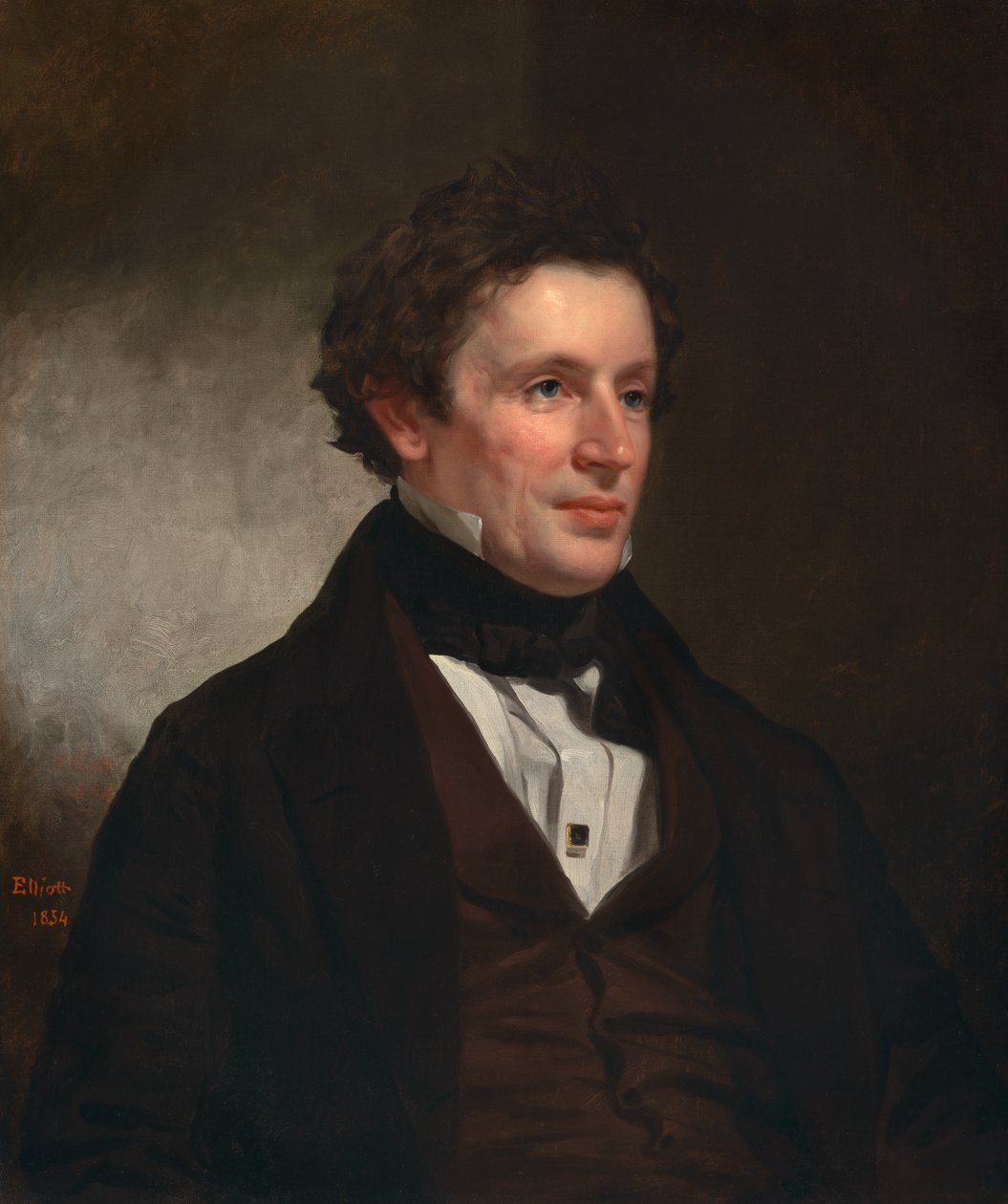 James C. McGuire, 1854. by Charles Loring Elliott