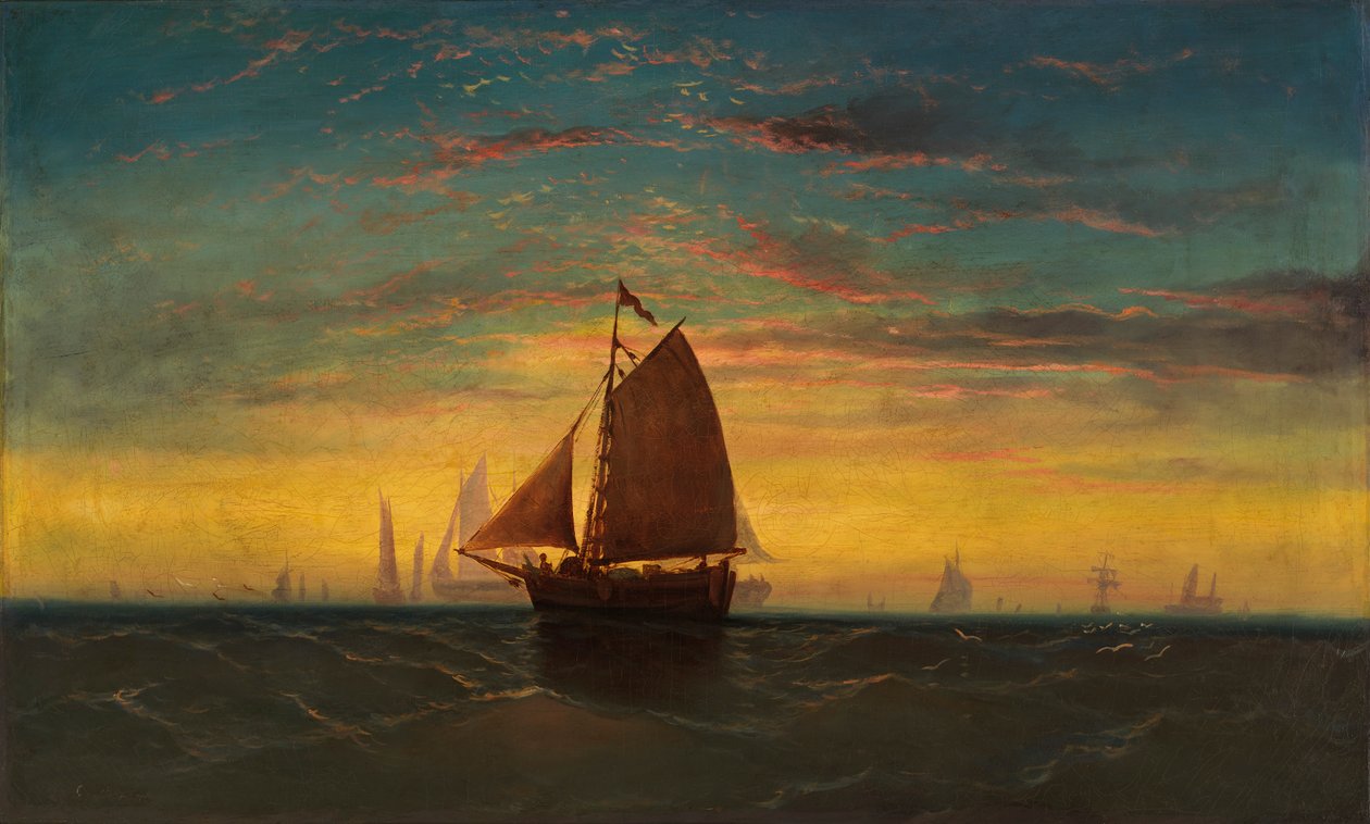 Boston Limanı, yaklaşık 1860-1869. by Charles Manger