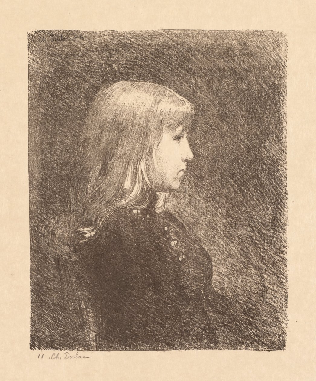 Genç bayan by Charles Marie Dulac