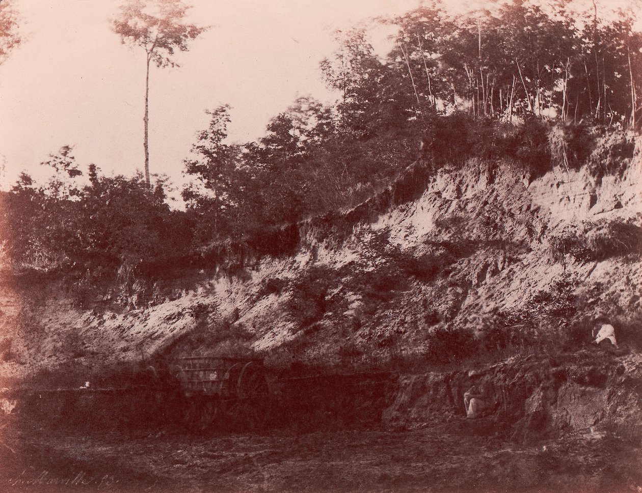 Taş Ocağı, 1850-53. by Charles Marville