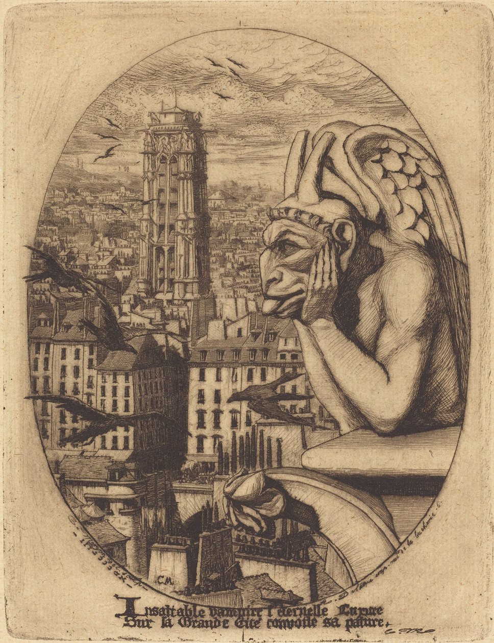 Vampir by Charles Meryon