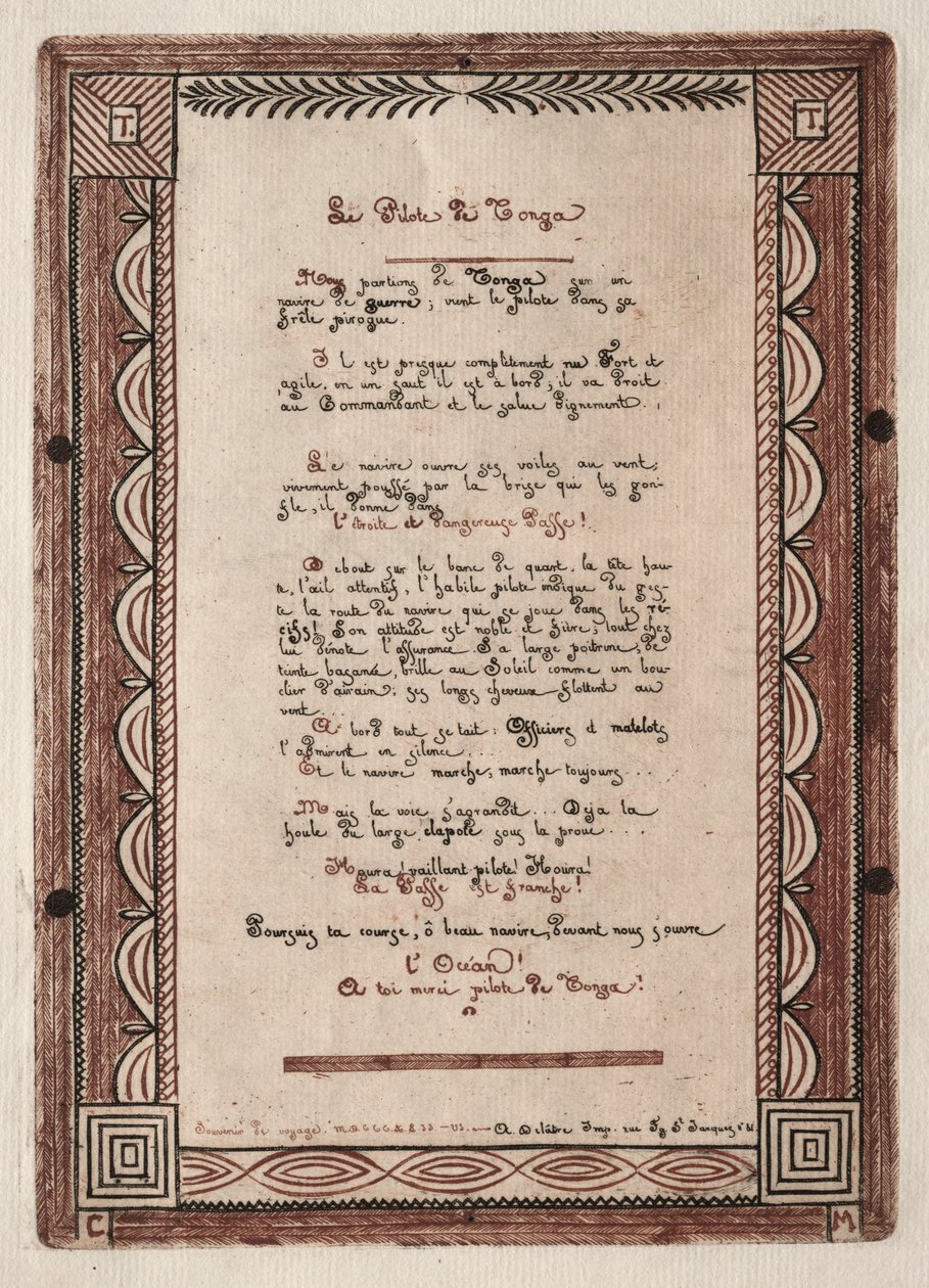 Tonga Pilotuna Ayet by Charles Meryon
