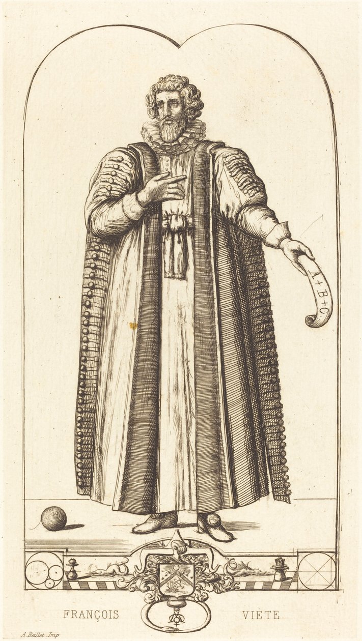 François Viete by Charles Meryon after Jean Rabel