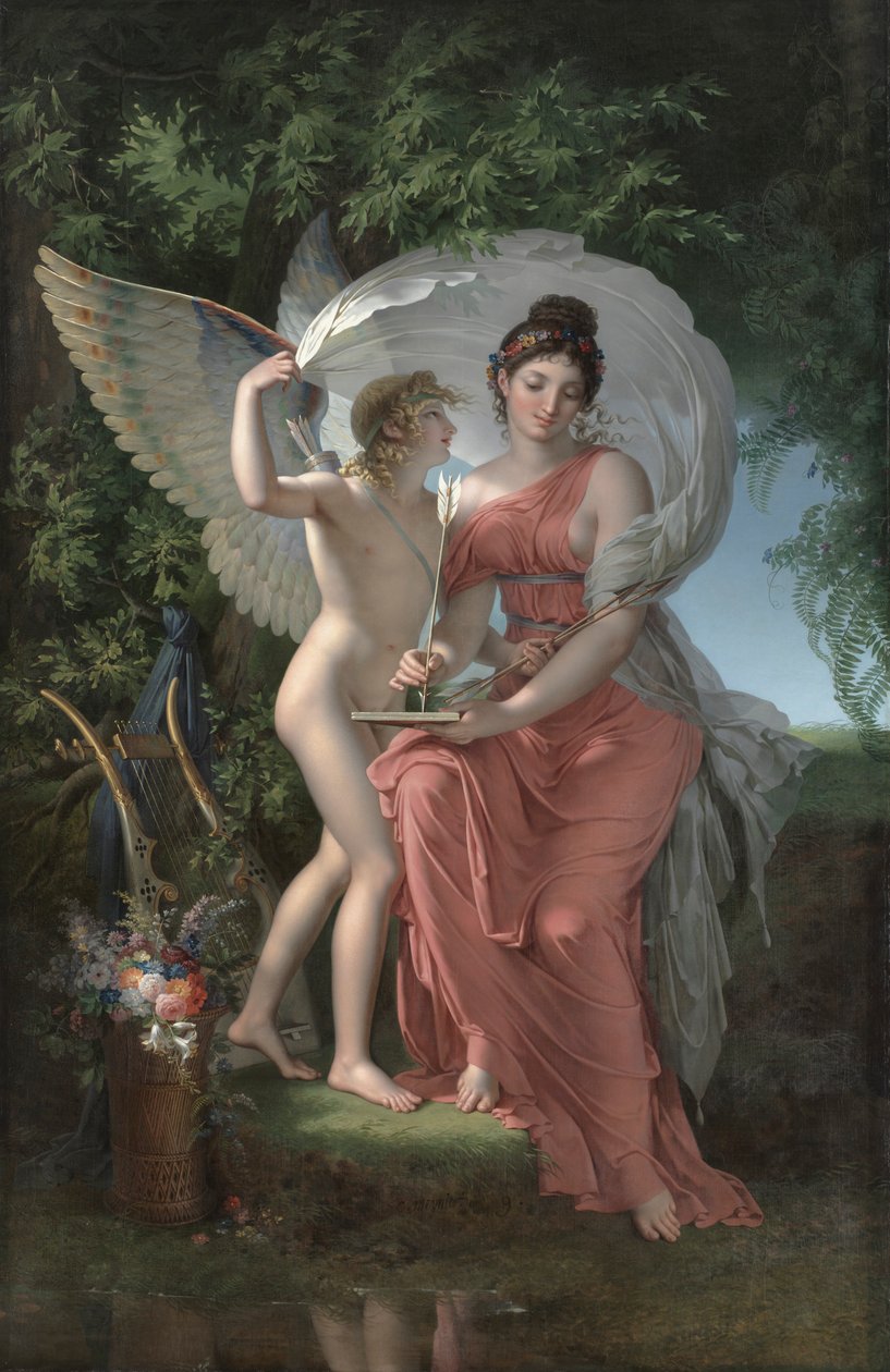 Erato, Lirik Şiirin İlham Perisi, 1800. by Charles Meynier