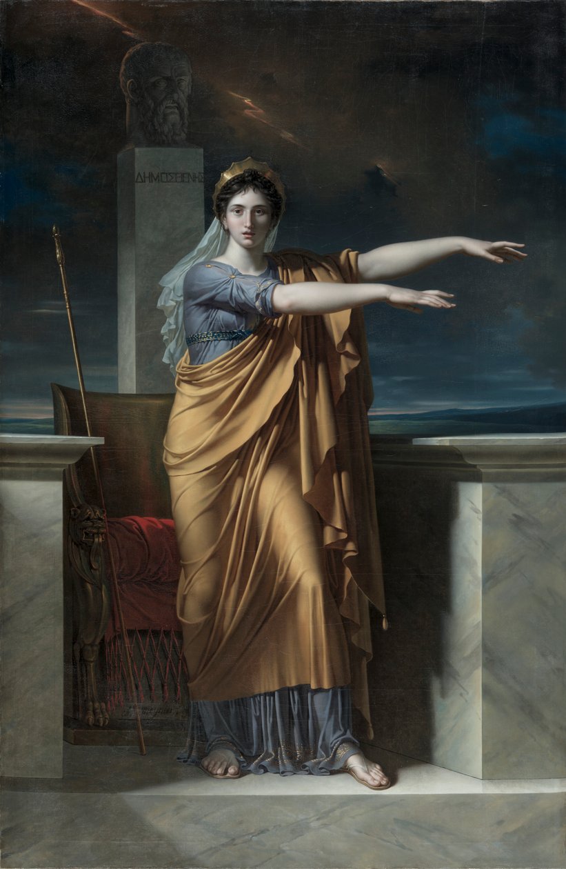 Polyhymnia, Belagat İlham Perisi by Charles Meynier