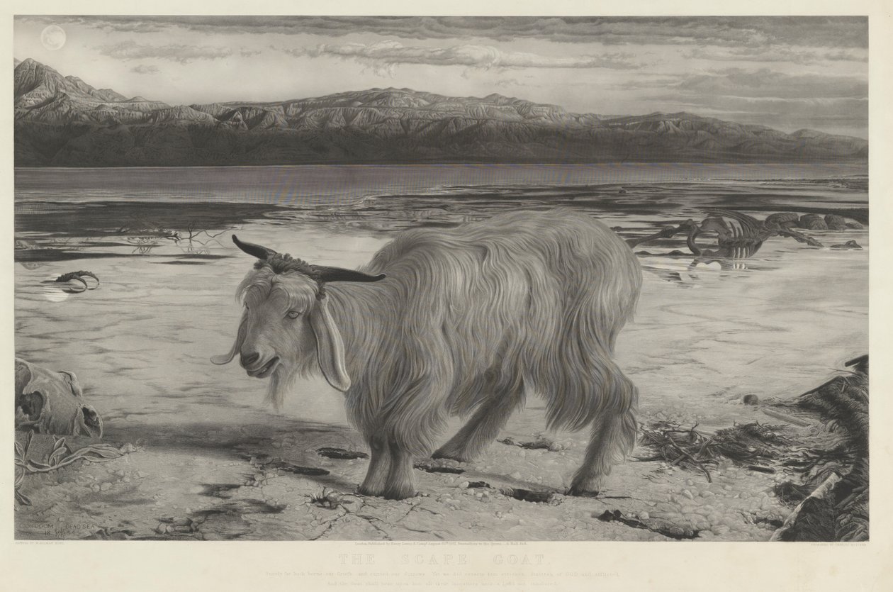 Günah keçisi by Charles Mottram after William Holman Hunt