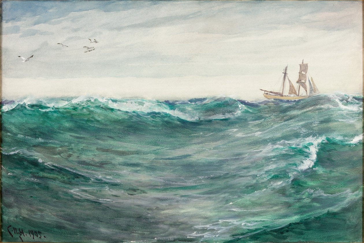 ಆಫ್ ಫೌವಿ; ವಿಂಡ್ ವೆಸ್ಟರ್ಲಿ ಟರ್ಕಿ by Charles Napier Hemy