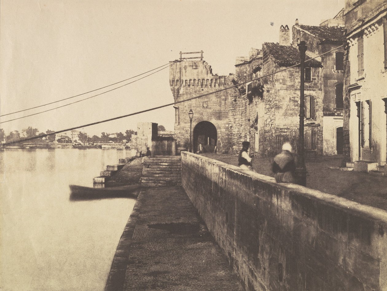 Arles, Kestane Kapısı, 1852. by Charles Nègre