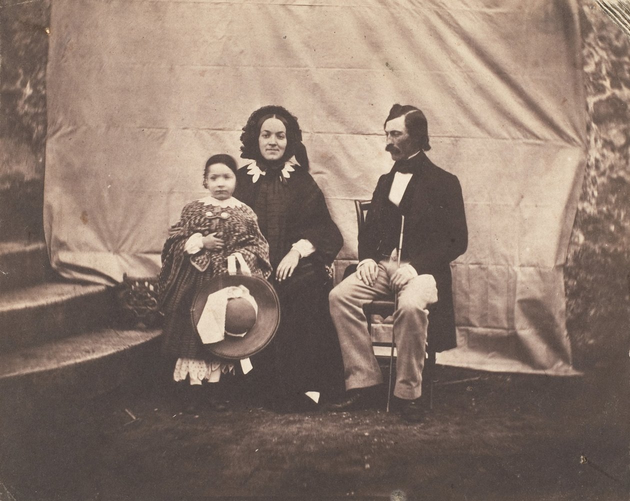 [Aile Grubu], 1854. by Charles Nègre