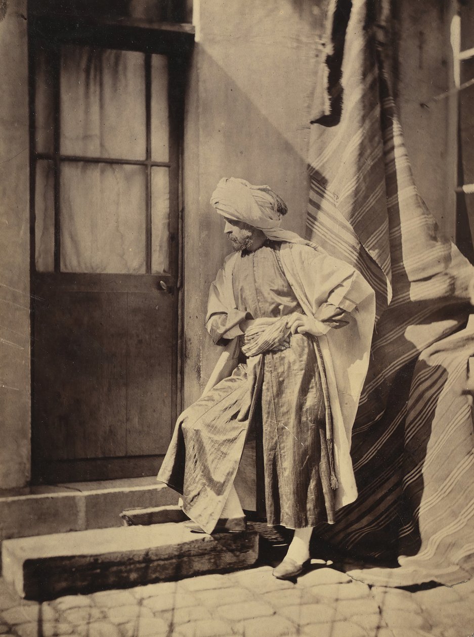 [Doğu Kostümlü Otoportre], 1855-60. by Charles Nègre