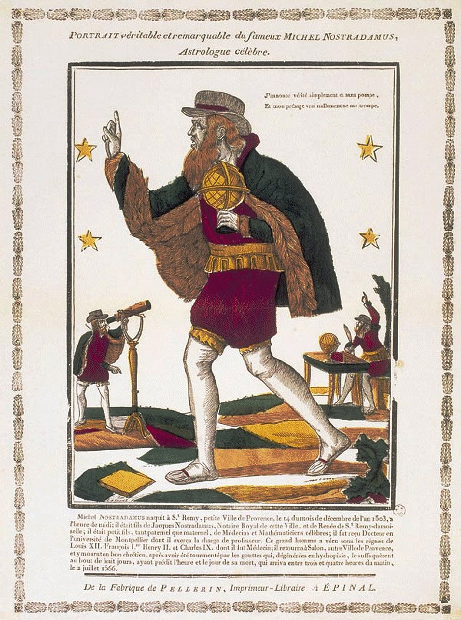 Michel de Nostredame 1503-1566, c. 1810 by Charles Nicolas Canivet