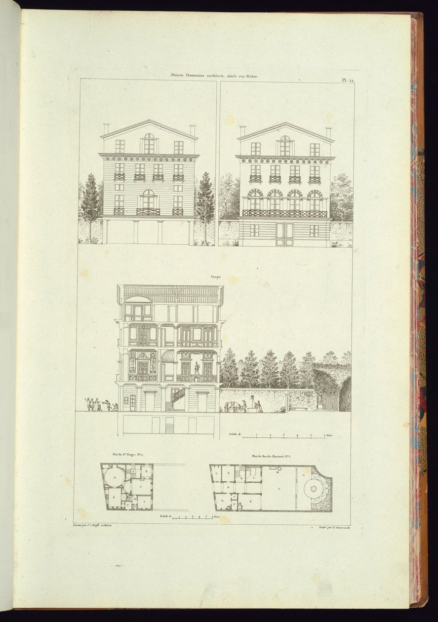 Ciltli Baskı (Fransa) by Charles Nicolas Ransonnette