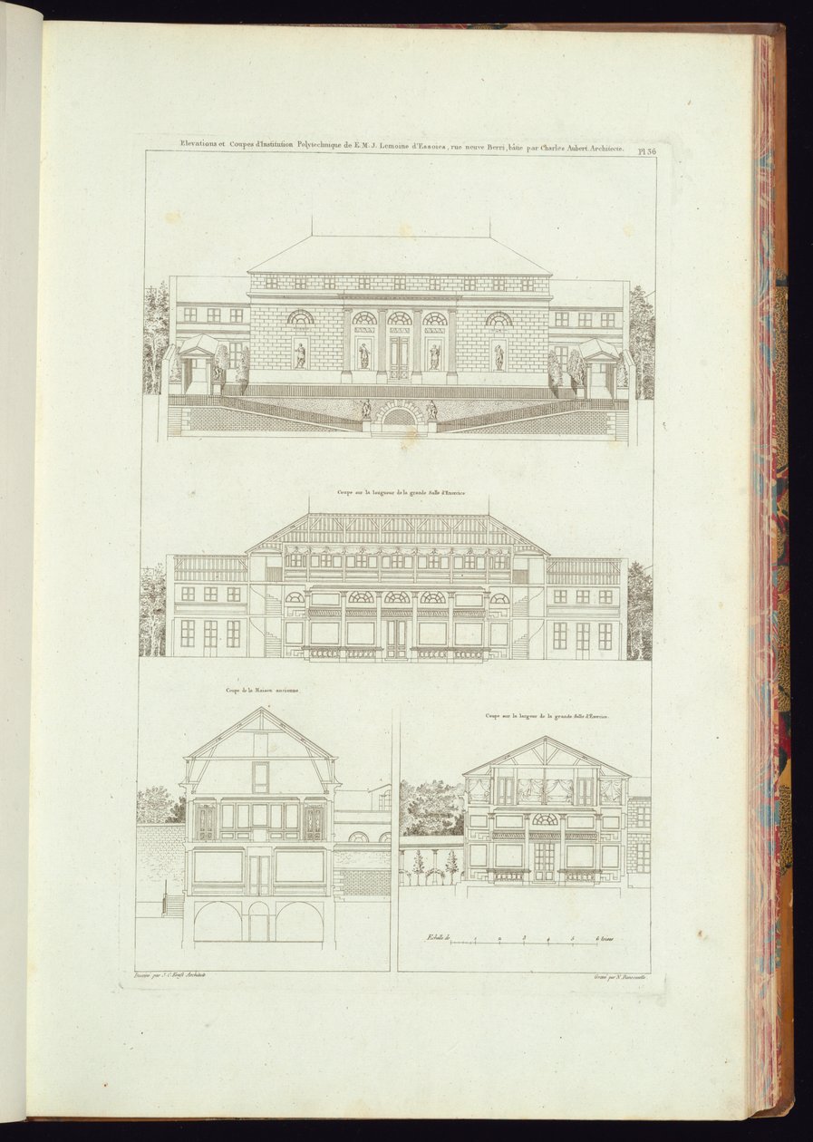 Ciltli Baskı (Fransa) by Charles Nicolas Ransonnette