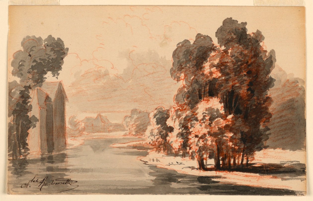 Manzara by Charles Nicolas Ransonnette