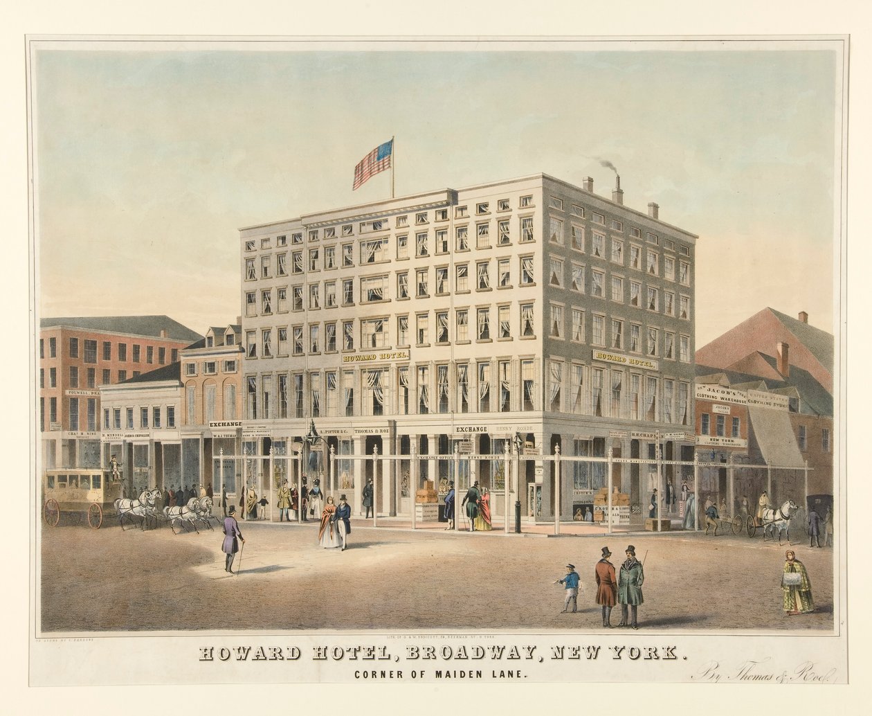 Howard Otel, Broadway, New York by Charles Parsons