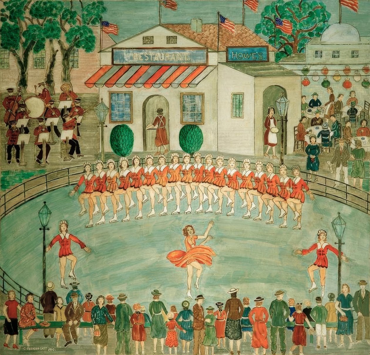 Dünya Fuarında Patenciler by Charles Prendergast
