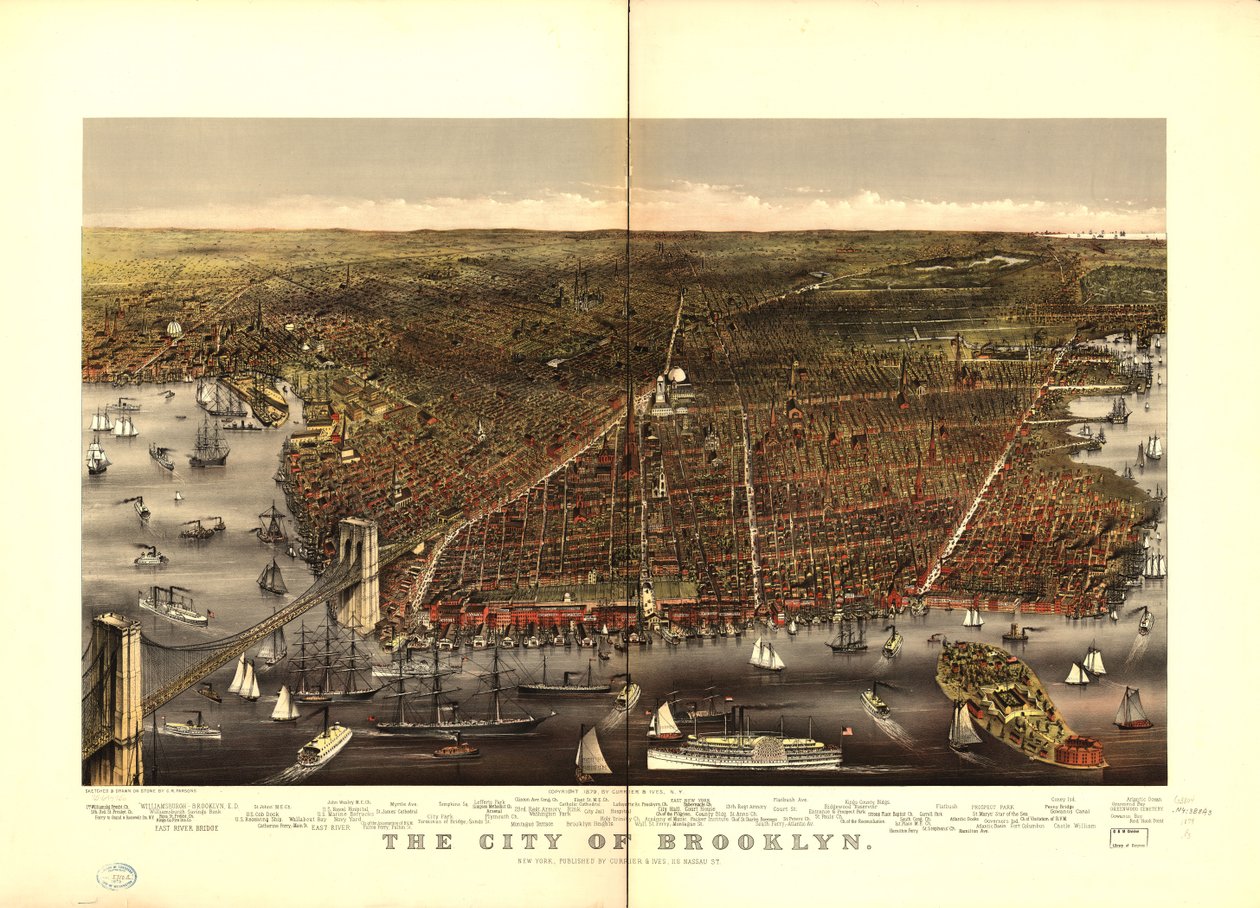 Brooklyn şehri. by Charles R. Parsons
