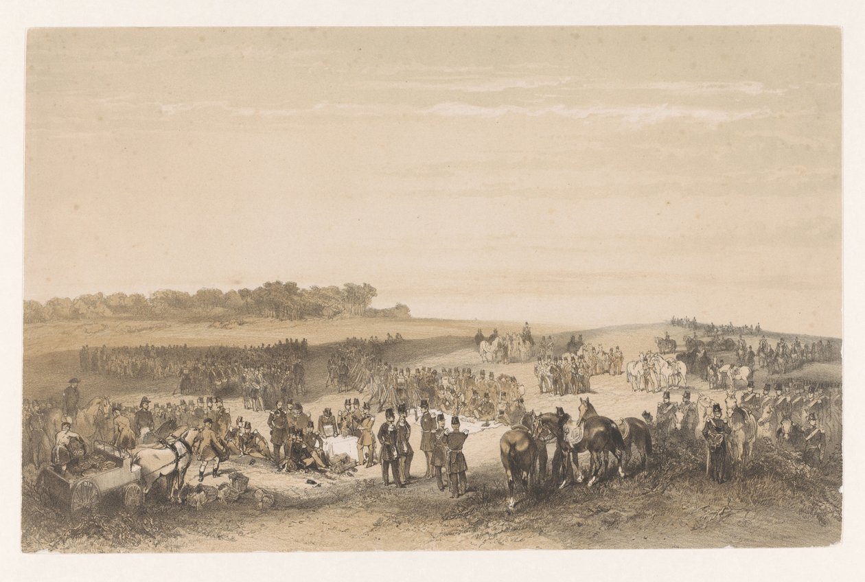 Sağlık ocağındaki askerler by Charles Rochussen