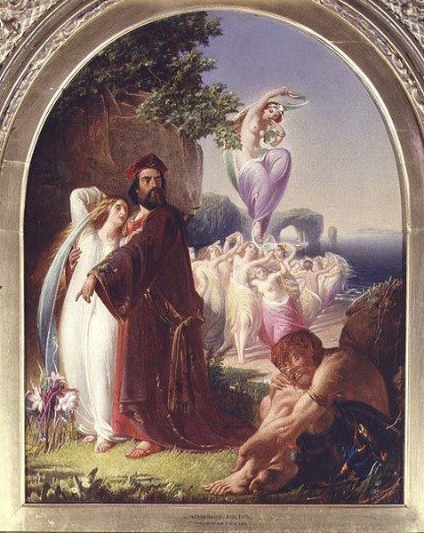 Prospero ve Miranda by Charles Rolt