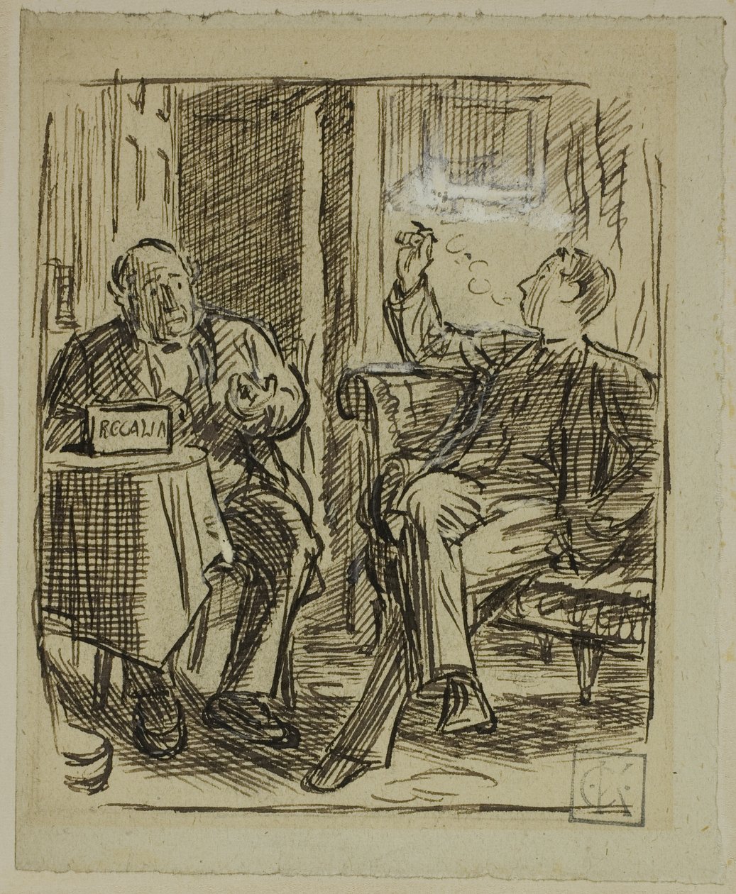 nazik bir oğul by Charles Samuel Keene