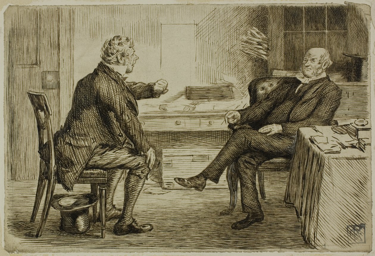 Avukat ve Müvekkil by Charles Samuel Keene