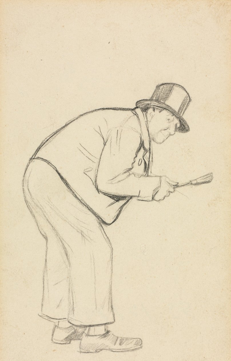 Bir Kadından Nefret Eden Kadın için Çalışma. by Charles Samuel Keene