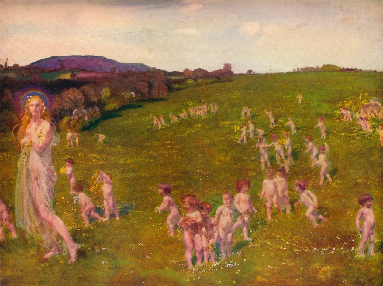 Baharın Gelişi, 1913 by Charles Sims