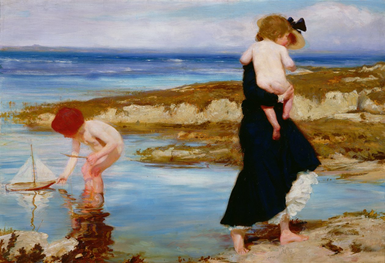 Su Bebekleri, 1903 by Charles Sims