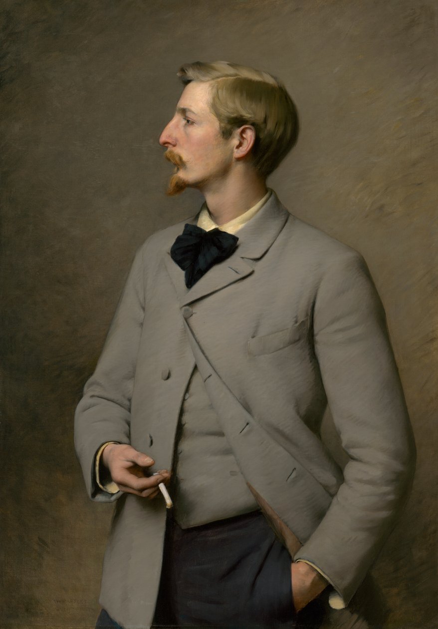 Paul Wayland Bartlett, c. 1890. by Charles Sprague Pearce